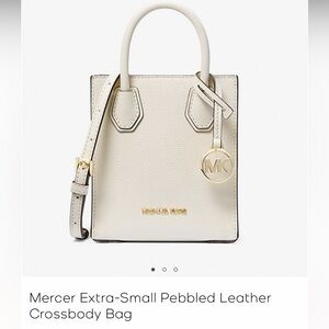 Michael Kors Mercer Extra Small Pebbled Leather Crossbody Bag